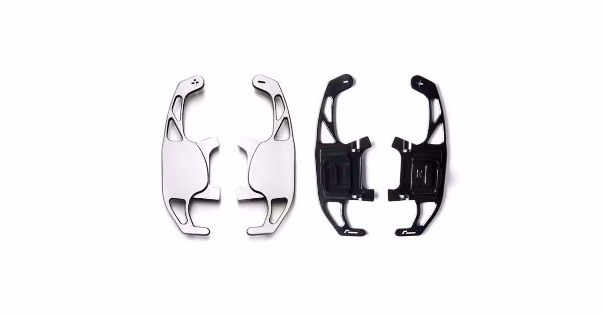 Promoción Exclusiva VWR - Paletas aluminio para DSG - Acabado Pionao Negro - Golf 7 / Polo 6R & 6C & AW